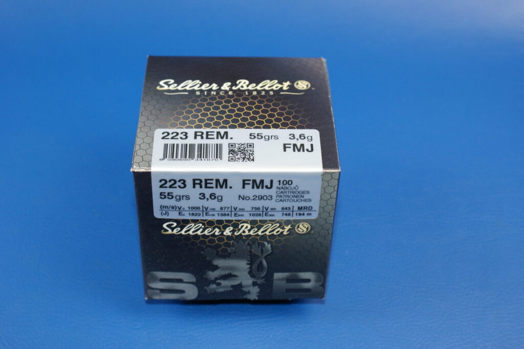 Sellier & Bellot .223Rem. FMJ 55grs 3,6g