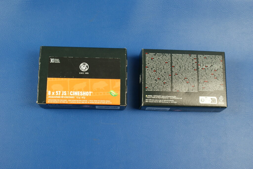 RWS 8xx57IS Cineshot 187gr
